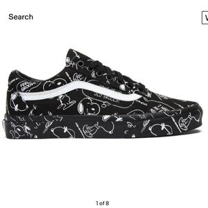 VANS- 2017 Vans Peanuts x Old Skool 'Snoopy' unisex men’s 7/ woman’s 9.5